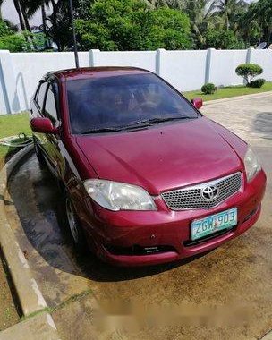 Sell Red 2007 Toyota Vios at 155000 km 