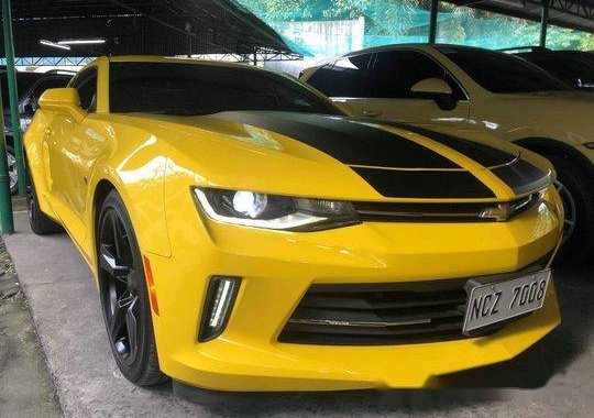 Sell Yellow 2017 Chevrolet Camaro in Quezon City 