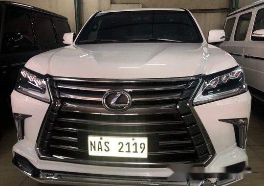 White Lexus Lx 2017 at 5000 km for sale