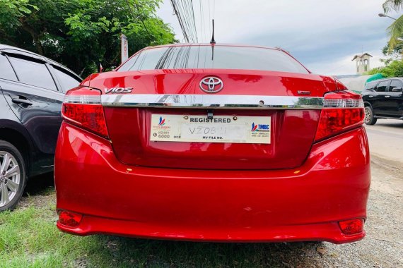 Sell Red 2017 Toyota Vios Sedan Manual at 20000 km 