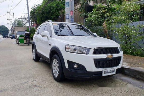 White Chevrolet Captiva 2015 Automatic Diesel for sale 