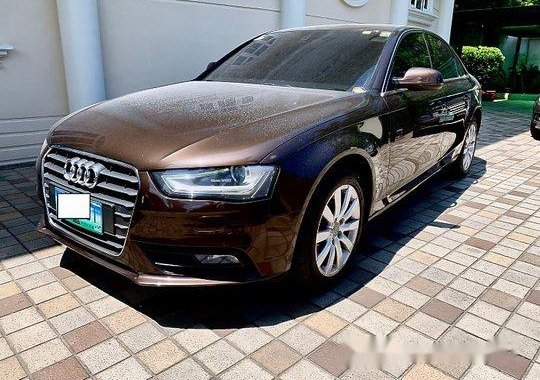 Brown Audi A4 2013 at 67000 km for sale