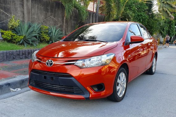 Sell Orange 2016 Toyota Vios at 38000 km in Quezon City 