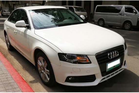 White Audi A4 2009 Automatic Diesel for sale