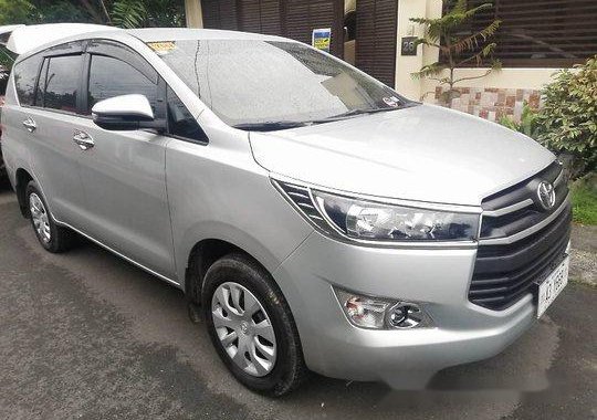 Silver Toyota Innova 2018 Manual Diesel for sale 