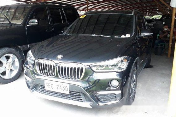 Black Bmw X1 2016 Automatic Gasoline for sale 