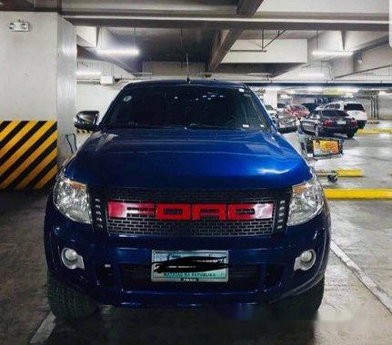 Blue Ford Ranger 2013 Automatic Diesel for sale