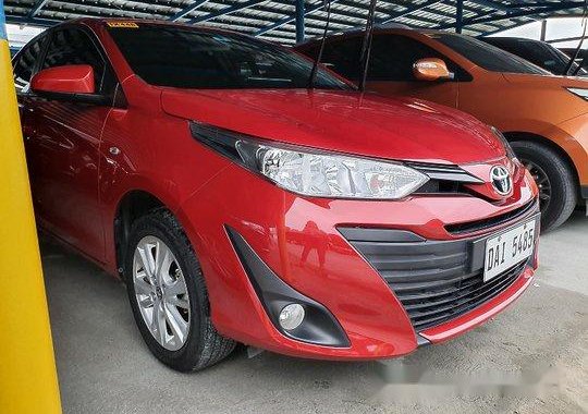 Red Toyota Vios 2018 at 18000 km for sale