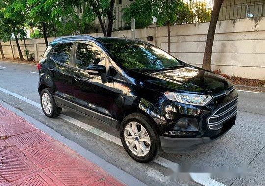 Selling Black Ford Ecosport 2016 Automatic Gasoline at 30000 km