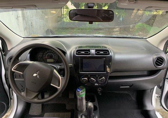 White Mitsubishi Mirage 2017 at 10900 km for sale 