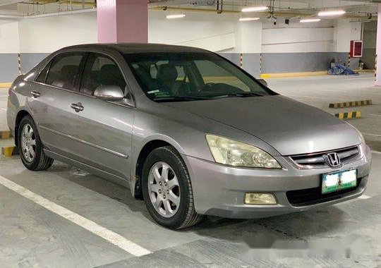 Sell Grey 2005 Honda Accord Automatic Gasoline at 93000 km 