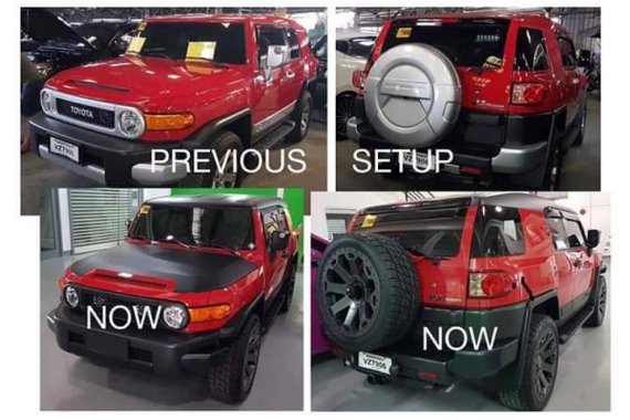 Red 2017 Toyota Fj Cruiser for sale in Metro Manila 