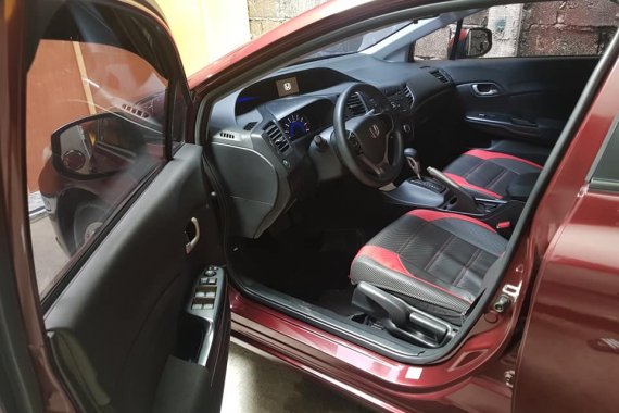 Selling Red 2015 Honda Civic 1.8 in Makati