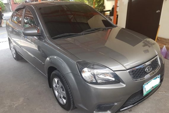 Grey 2011 Kia Rio Automatic Transmission for sale in Makati