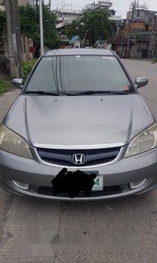 Selling Silver Honda Civic 2004 at 131000 km 