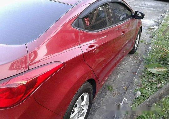 Red Hyundai Elantra 2013 for sale Quezon City 