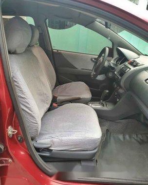 Red Honda City 2004 at 180000 km for sale