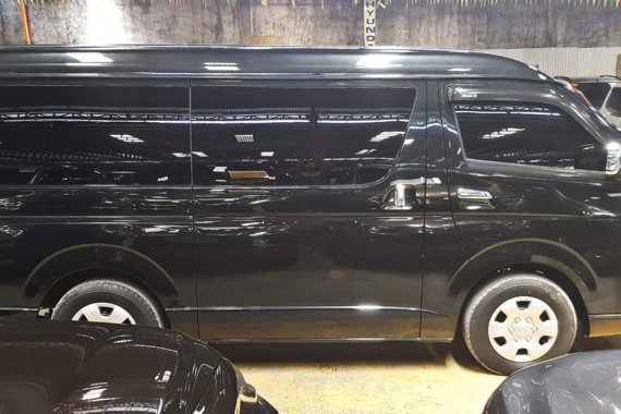 Black 2013 Toyota Hiace Diesel Manual for sale in Quezon City 