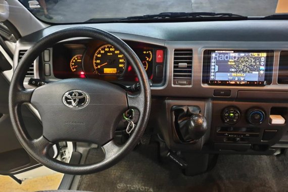 White 2013 Toyota Hiace Manual Diesel for sale in Quezon City