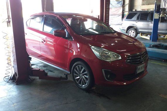 Selling Red Mitsubishi Mirage G4 2016 Sedan in Laguna 