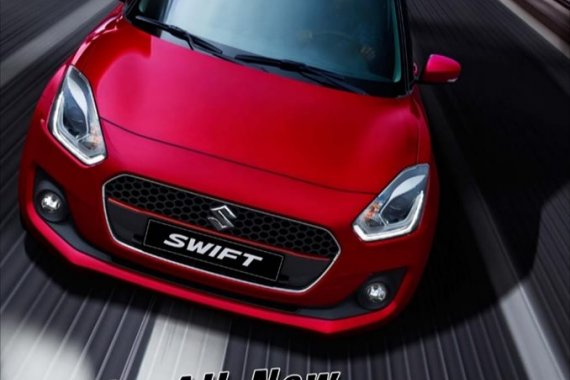 Red 2019 Suzuki Swift Hatchback for sale 