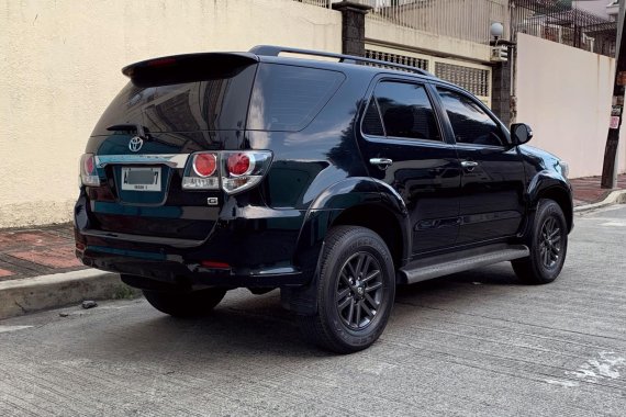 Black 2015 Toyota Fortuner for sale in Quezon City 