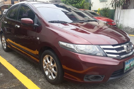 Selling Red Honda City 2013 at 57000 km in Manila 