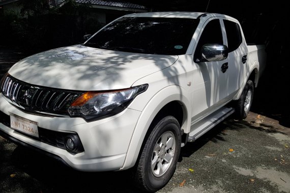 White 2015 Mitsubishi Strada for sale in Pasig 
