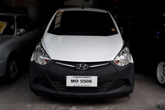 White Hyundai Eon 2015 Manual Gasoline for sale in Antipolo