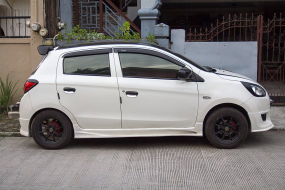 Selling Used Mitsubishi Mirage 2013 Hatchback at 42000 km 