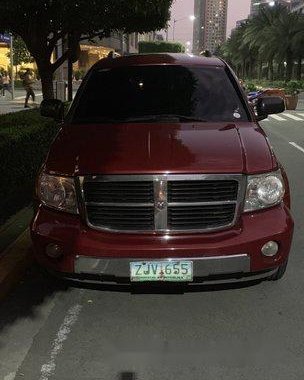 Red Dodge Durango 2007 Automatic Gasoline for sale