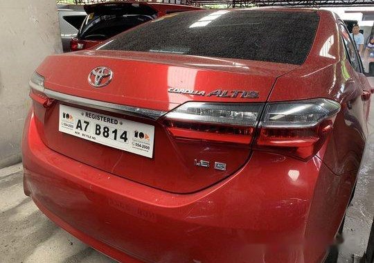 Selling Red Toyota Corolla Altis 2018 at 3800 km 