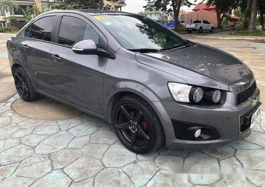 Selling Grey Chevrolet Sonic 2015 in Cebu 