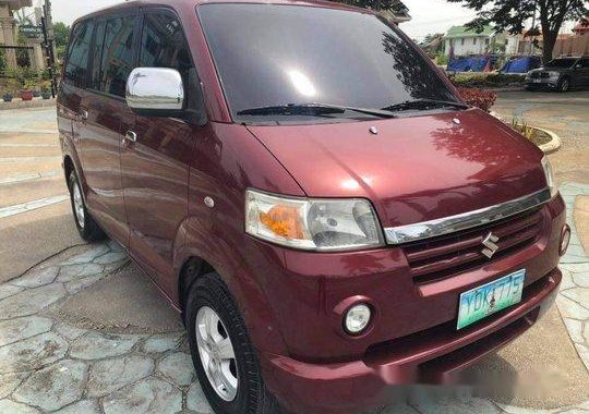 Selling Red Suzuki Apv 2006 Automatic Gasoline