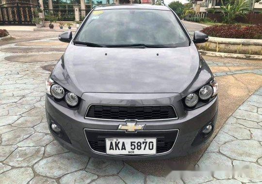 Selling Grey Chevrolet Sonic 2015 in Cebu 