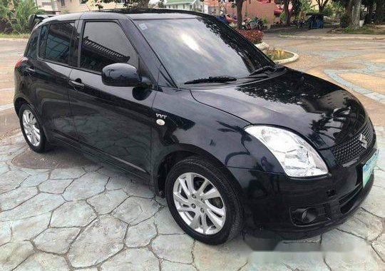 Black Suzuki Swift 2009 Manual Gasoline for sale in Talisay