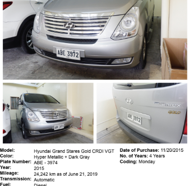 Selling Used Hyundai Grand Starex 2015 Van in Caloocan