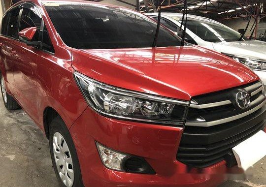 Red Toyota Innova 2018 Manual Diesel for sale 