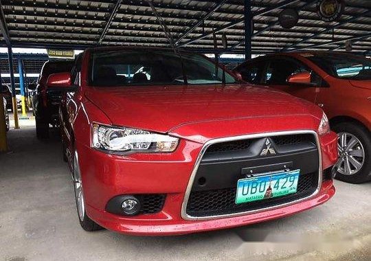 Red Mitsubishi Lancer Ex 2013 at 50000 km for sale