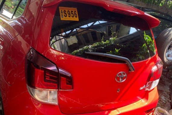 Red Toyota Wigo 2019 for sale in Quezon City