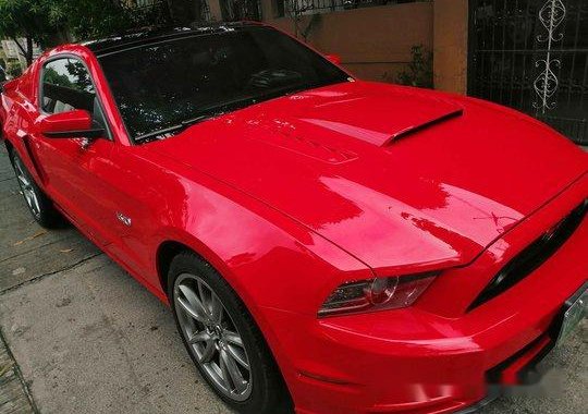 Red Ford Mustang 2013 at 30000 km for sale in Bacoor