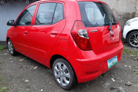 Selling Red Hyundai I10 2011 Hatchback in Tabina 