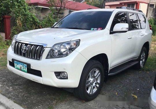 Selling White Toyota Land Cruiser Prado 2012 Automatic Gasoline at 58000 km