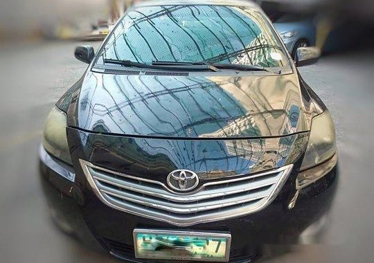 Black Toyota Vios 2013 at 70000 km for sale 