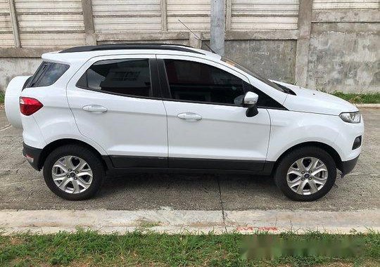 White Ford Ecosport 2018 Manual Gasoline for sale