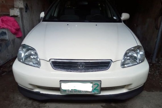 Selling White Honda Civic 1996 Automatic Gasoline in Caloocan