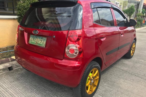 Selling Red Kia Picanto 2009 at 61000 km in Laguna 