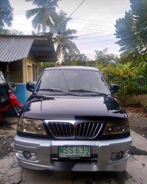 Black Mitsubishi Adventure 2002 at 80000 km for sale