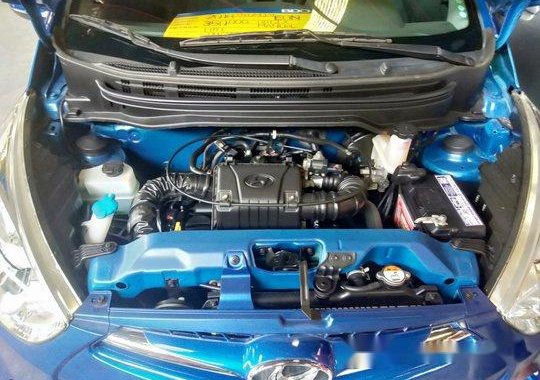 Selling Blue Hyundai Eon 2018 Manual Gasoline at 4000 km