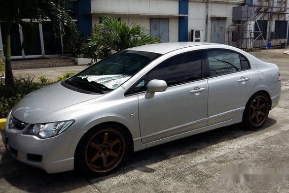 Selling Silver Honda Civic 2008 at 120000 km 